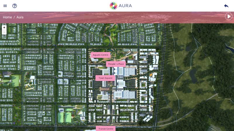 Aura Web 360 — interactive web experience