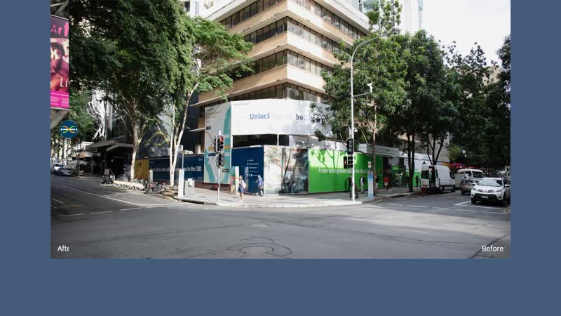 Cross River Rail - Albert Street Web Slider — interactive web experience
