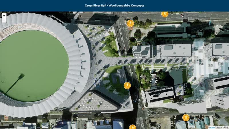 Cross River Rail - Woolloongabba Web 360 — interactive web experience