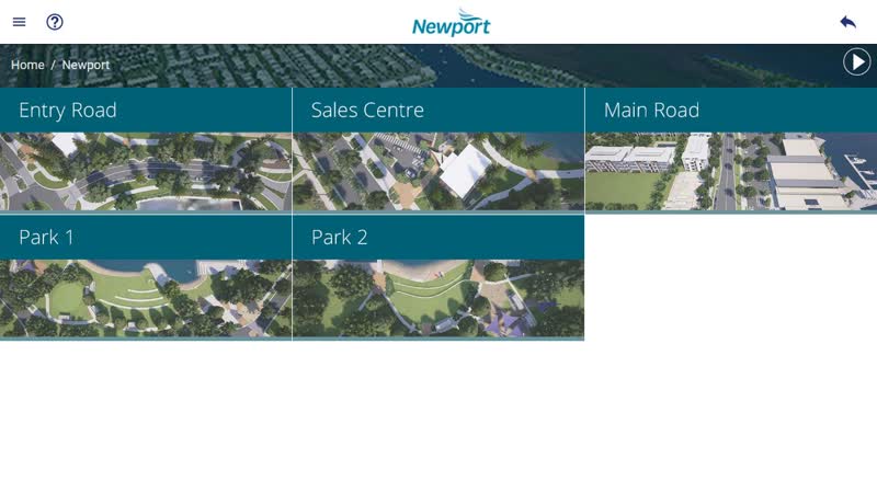 Newport Web 360 — interactive web experience