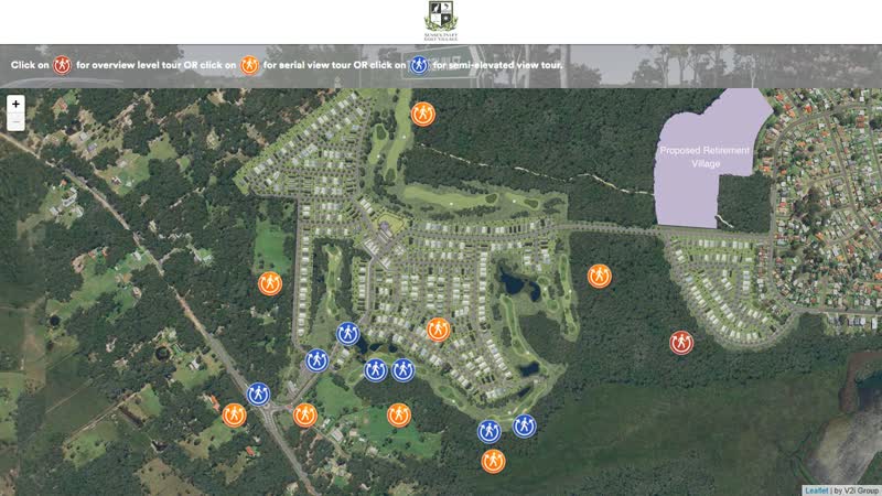 Sussex Inlet Golf Village Web 360 — interactive web experience